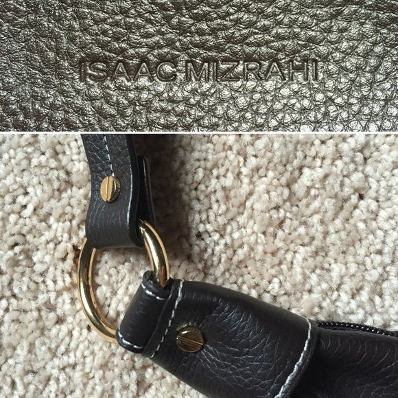 ISAAC MIZRAHI chocolate brown hobo bag - gorgeous and perfect for fall! - Picture 2 of 4